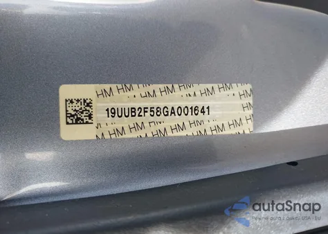 2016 Acura Tlx V6 Tech z USA, uszkodzony, nr VIN 19UUB2F58GA001641